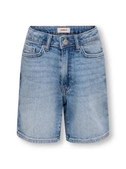 KOGJOSEPHINE Hohe Taille Normal geschnitten Jeans-Shorts