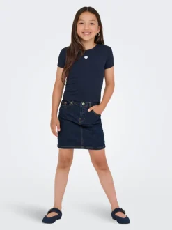 KOGJUICY Denim Jeansrock Kurzer Rock