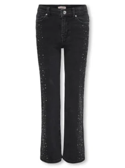 KOGJUICY Hohe Taille Weiter Beinschnitt Jeans