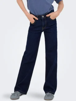 KOGJUICY Mittlere Taille Weiter Beinschnitt Jeans