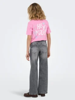 KOGJULLES Niedrige Taille Gerade geschnitten Jeans