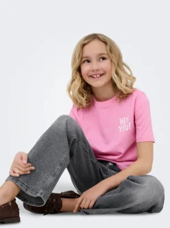 KOGJULLES Niedrige Taille Gerade geschnitten Jeans
