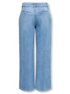 KOGPALMA Mittlere Taille Weiter Beinschnitt Jeans