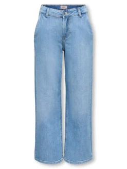 KOGPALMA Mittlere Taille Weiter Beinschnitt Jeans