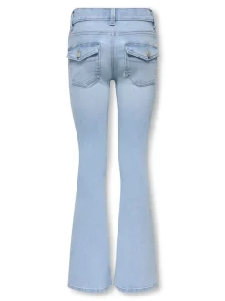 KOGPHOEBE Niedrige Taille Flared Jeans