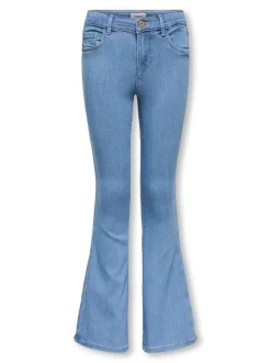 KOGRAIN Mittlere Taille Flared Jeans