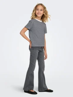 KOGRAIN Mittlere Taille Flared Jeans