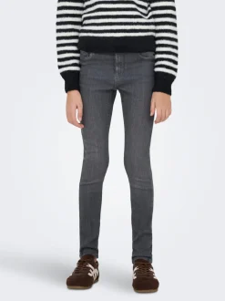 KOGRAIN Mittlere Taille Skinny Fit Knöchellang Jeans