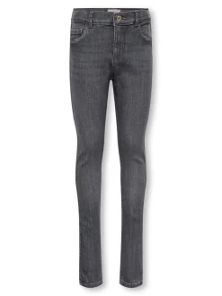 KOGRAIN Mittlere Taille Skinny Fit Knöchellang Jeans