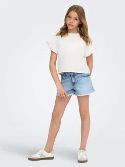 KOGROBYN Gerade geschnitten Jeans-Shorts