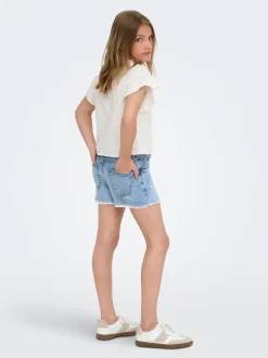 KOGROBYN Gerade geschnitten Jeans-Shorts