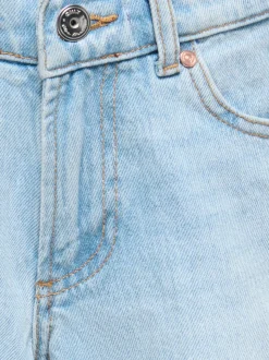 KOGROBYN Hohe Taille Normal geschnitten Jeans-Shorts