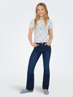KOGROYAL Mittlere Taille Flared Jeans