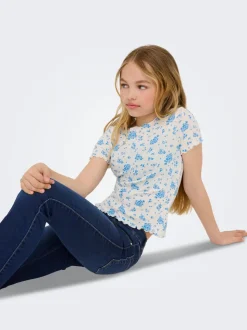 KOGROYAL Mittlere Taille Flared Jeans