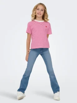 KOGROYAL Mittlere Taille Flared Jeans
