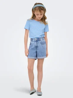 KOGVEGA Normal geschnitten Jeans-Shorts