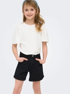KOGVEGA Normal geschnitten Jeans-Shorts