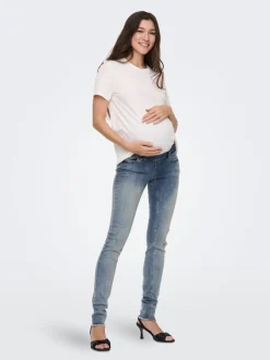 OLMBLUSH Mittlere Taille Skinny Fit Knöchellang Jeans