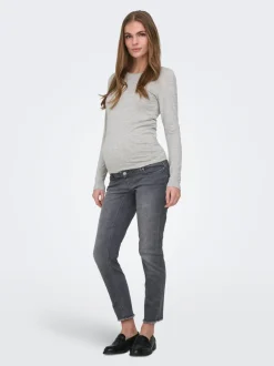 OLMBLUSH Mittlere Taille Skinny Fit Knöchellang Jeans