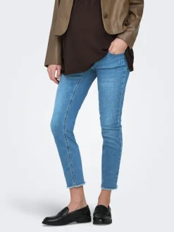OLMBLUSH Mittlere Taille Skinny Fit Knöchellang Jeans