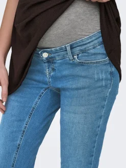 OLMBLUSH Mittlere Taille Skinny Fit Knöchellang Jeans
