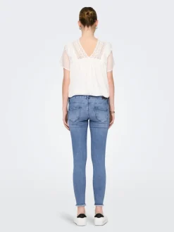 OLMBLUSH Mittlere Taille Skinny Fit Knöchellang Jeans