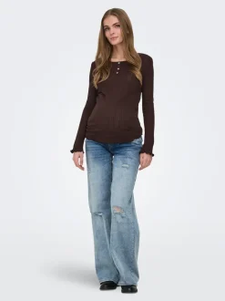 OLMBLUSH Weiter Beinschnitt Jeans