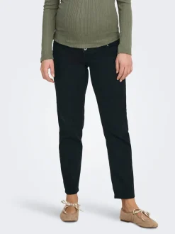 OLMCATWALK Hohe Taille Verjüngter Slim Fit Knöchellang Jeans