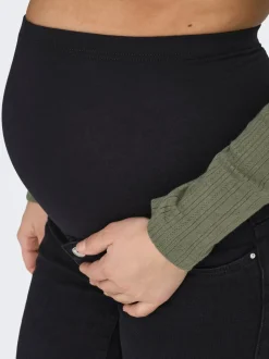 OLMCATWALK Hohe Taille Verjüngter Slim Fit Knöchellang Jeans
