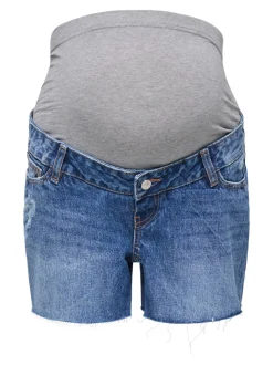OLMGABI Mittlere Taille Normal geschnitten Jeans-Shorts