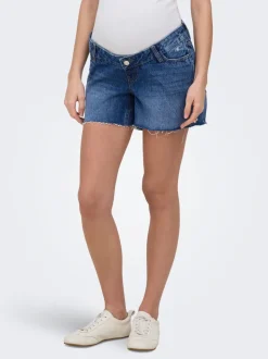 OLMGABI Mittlere Taille Normal geschnitten Jeans-Shorts