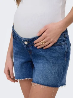 OLMGABI Mittlere Taille Normal geschnitten Jeans-Shorts