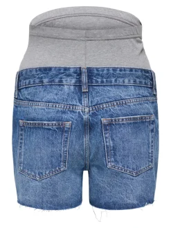 OLMGABI Mittlere Taille Normal geschnitten Jeans-Shorts