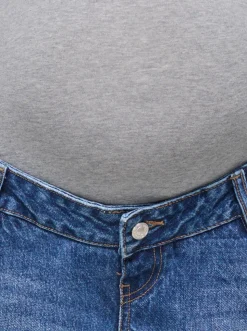 OLMGABI Mittlere Taille Normal geschnitten Jeans-Shorts