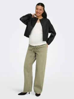 OLMGIANNA Mittlere Taille Gerade geschnitten Jeans