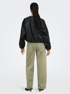 OLMGIANNA Mittlere Taille Gerade geschnitten Jeans