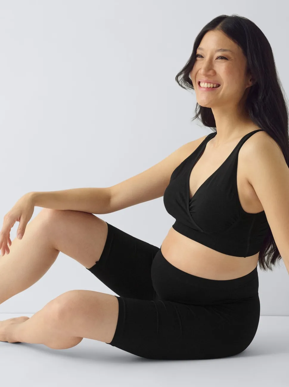OLMHOPE Hohe Taille Normal geschnitten Nahtlose Shorts