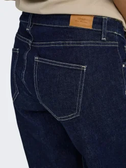 OLMJUICY Hohe Taille Gerade geschnitten Jeans