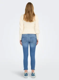 OLMKARLA Mittlere Taille Skinny Fit Knöchellang Jeans