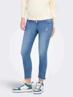 OLMKARLA Mittlere Taille Skinny Fit Knöchellang Jeans