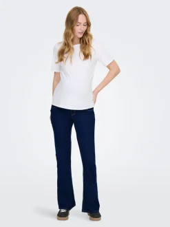 OLMLANA Hohe Taille Retro-Fit, ausgestellt Jeans