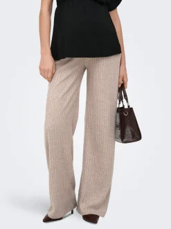 OLMLOLA Normal geschnitten Hose mit weitem Beinschnitt