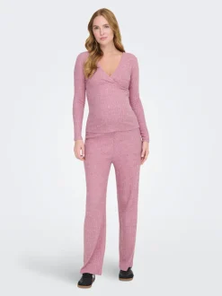 OLMLOLA Normal geschnitten Hose mit weitem Beinschnitt