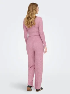 OLMLOLA Normal geschnitten Hose mit weitem Beinschnitt
