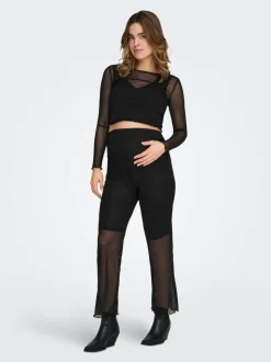 OLMLOURA Weiter Beinschnitt Hose mit weitem Beinschnitt