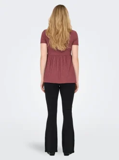 OLMMALAYA Top mit Schößchen