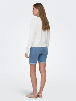 OLMRAIN Eng anliegend Jeans-Shorts