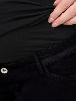 OLMSNOW Hohe Taille Weiter Beinschnitt Jeans