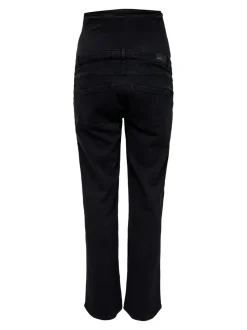 OLMSNOW Hohe Taille Weiter Beinschnitt Jeans