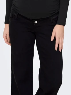 OLMSNOW Hohe Taille Weiter Beinschnitt Jeans